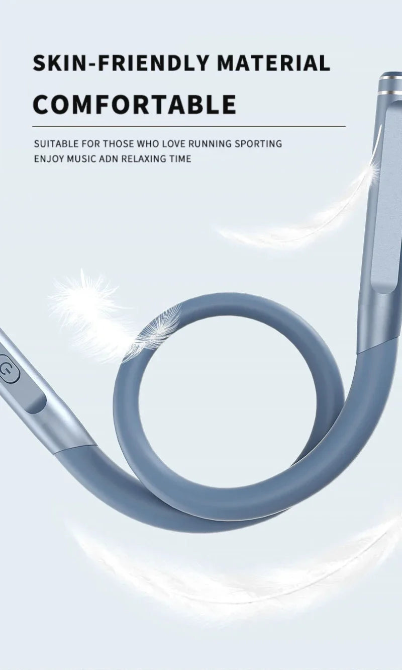 EARDECO 120 Hour Bluetooth Headphone Stereo Bass Wireless Headphones Neckband Earphones Power Flashlight Display Neck Headset