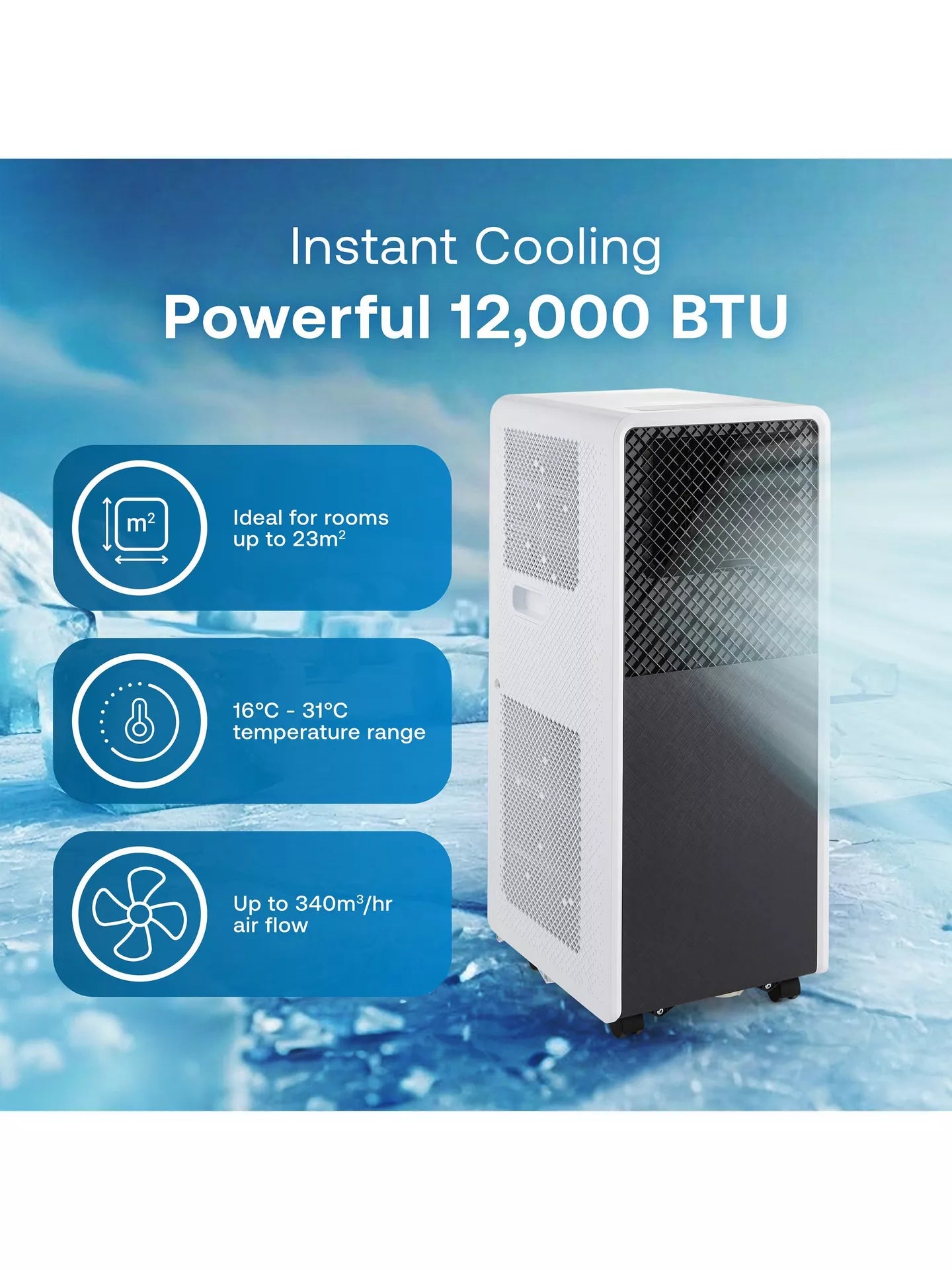Dimplex EcoIQ Air 12KBTU Air Conditioner - White