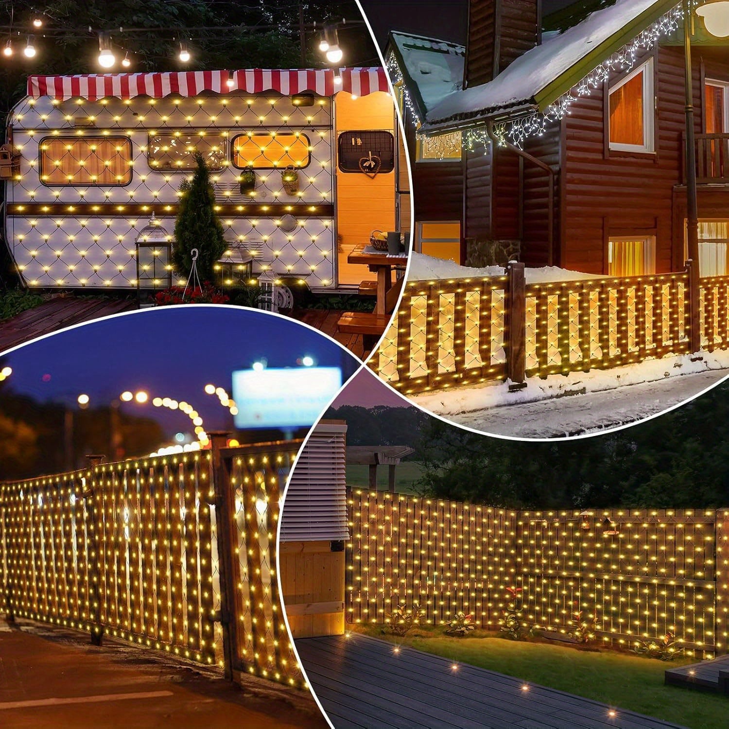 Outdoor Net Lights Solar Powered Mesh Lights for Bushes, 3X2m Mini Led Fairy Lights Solar Garden Tree Lights Outside Fairy String Lights Green Wire with Remote (Warm White)