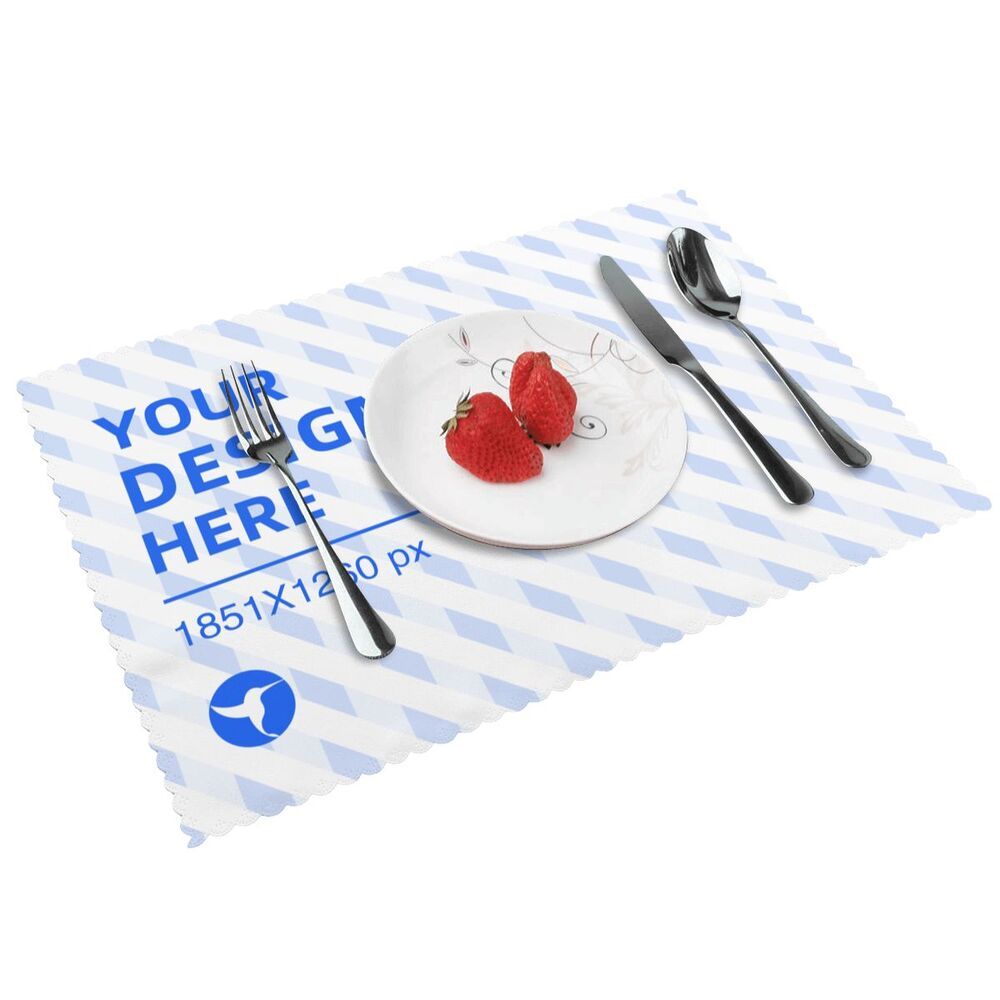 4pcs 12x18in Grease Resistant Insulated Placemats