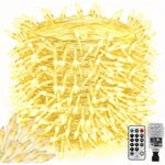 100M Long Lights Outdoor Fairy Lights Plug in, 800LED String Lights Indoor for Room, Diamond LED Shape Garden Tree Lights with Remote Timer, 10M Lead Wire
