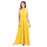 Womens Sexy Convertible Multi Way Wrap Transformer Solid Cocktail Off Shoulder Wedding Bridesmaid Evening Long Maxi Dress Floor Length Bandage Pageant Prom Ball Gowns