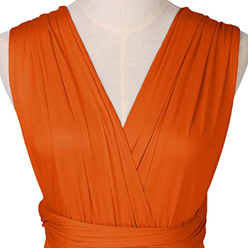 Womens Sexy Convertible Multi Way Wrap Transformer Solid Cocktail Off Shoulder Wedding Bridesmaid Evening Long Maxi Dress Floor Length Bandage Pageant Prom Ball Gowns