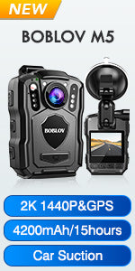 BOBLOV N9 Mini Body Camera Full HD 1296P Body Mounted Camera Small Portable Night Vision Police Body Cam 128GB/258GB mini camera