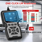 Professional OBDII/EOBD Car Diagnostic Scanner Tool – High-End Code Reader with Battery Tester, I/M Readiness Check & Fault Code Remover – Compatible with All OBD II Protocol Cars Since 1996, No Battery Required