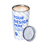 20oz Stainless Steel Car With Straw Cup