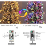 100M Long Lights Outdoor Fairy Lights Plug in, 800LED String Lights Indoor for Room, Diamond LED Shape Garden Tree Lights with Remote Timer, 10M Lead Wire