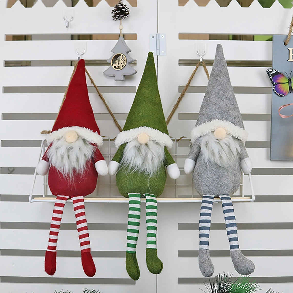 Christmas Gnomes Elf Doll Christmas Decorations 2024 Christmas Ornaments Home Decoration Xmas Gifts Navidad Natal New Year 2025