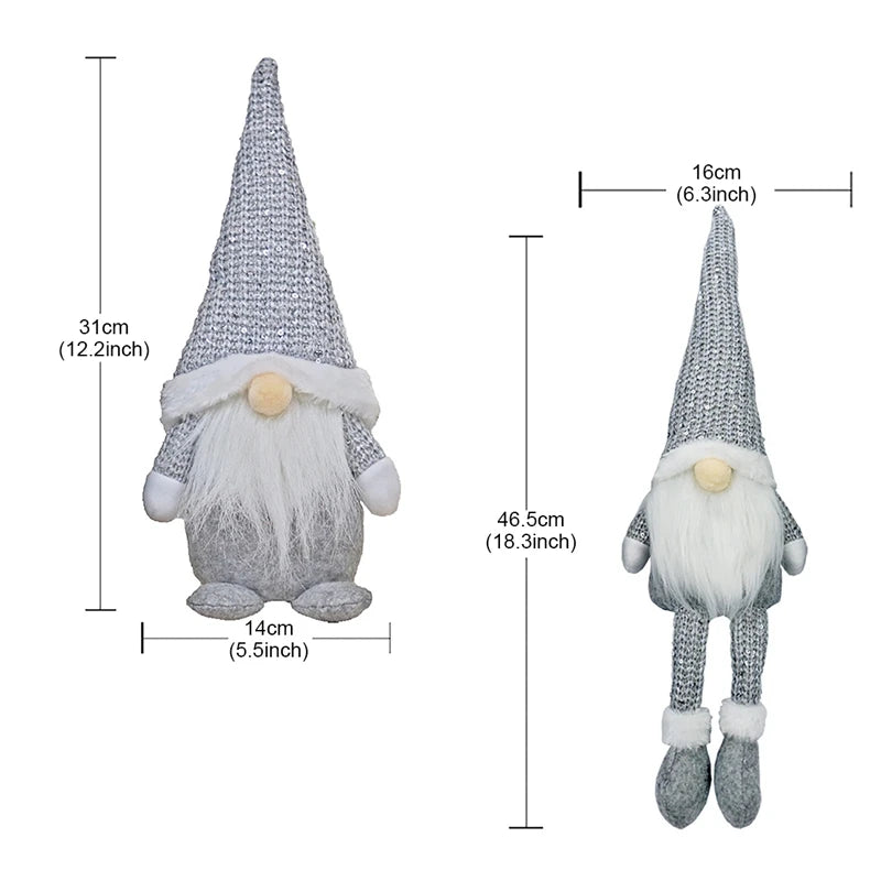 Christmas Gnomes Elf Doll Christmas Decorations 2024 Christmas Ornaments Home Decoration Xmas Gifts Navidad Natal New Year 2025