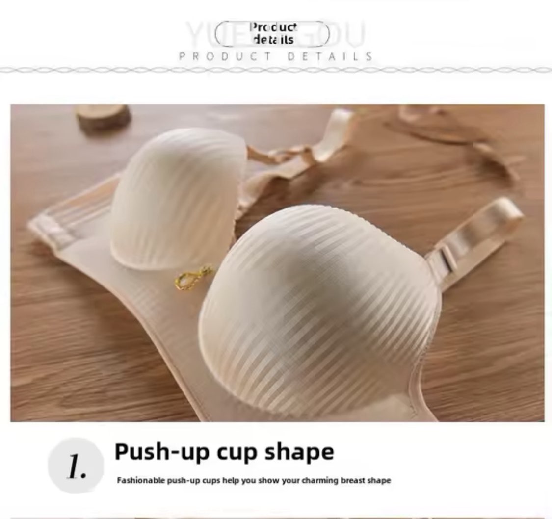 Wireless Push-Up Comfort Bra | Seamless Lift & Support