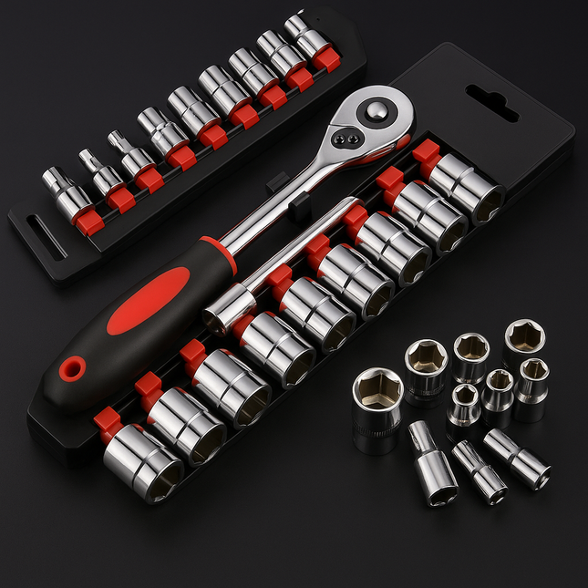 Universal Wrench Socket Set – Multi-Function Repair Tool for Car, Motorcycle, Bicycle & Home Use | Durable Hardware Kit