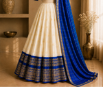 Noam Neelambari Kerala Half Saree Set