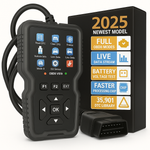 Professional OBDII/EOBD Car Diagnostic Scanner Tool – High-End Code Reader with Battery Tester, I/M Readiness Check & Fault Code Remover – Compatible with All OBD II Protocol Cars Since 1996, No Battery Required