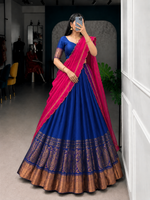 Onam Neelanjana Half Saree Set