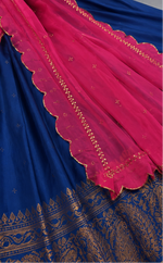 Onam Neelanjana Half Saree Set
