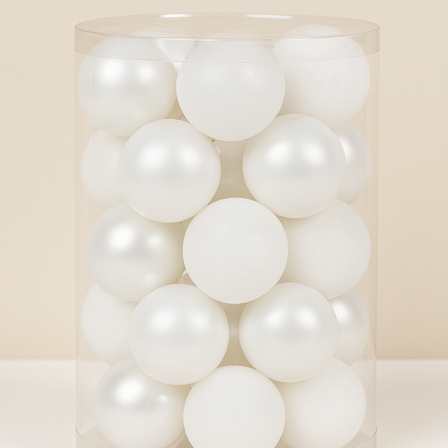 Festive Feeling Christmas Baubles 6cm – 20 Pack