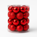 Festive Feeling Christmas Baubles 6cm – 20 Pack