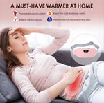 Electric Vibrator Massager Warm Palace Belt Instant Comfort for Menstrual & Back Pain Relief Rechargeable