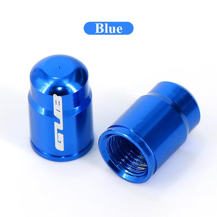 2pcs GUB Aluminum CNC Bicycle Tire Valve Cap MTB Road Bike Tube Tyre Gas Nozzle Cover for AV FV Schrader Presta Valve Dustproof