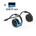 Wireless Headphones Bluetooth MP3 Player Headsets FM Radio On-Ear Comfort TF Card Slot Sport Wireless Earphones with Microphones