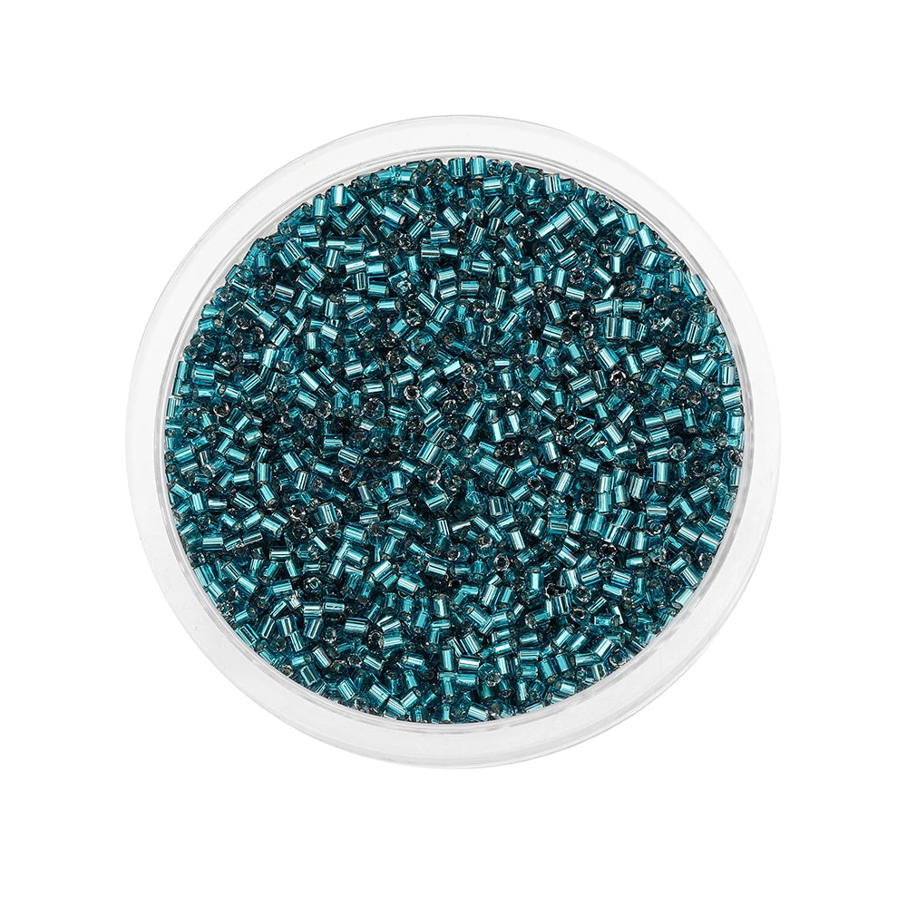 1000/1800Pcs 2mm Hexagon Czech Glass Cylindrical Loose Small Seed Needle Beads for DIY Bracelet Necklace Jewelry Making Supplies