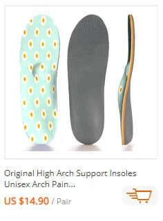 Plantar Fasciitis Orthopedic Sport Insole Men Women Sneaker Flat Feet High Arch Support Orthotic Insoles Plantillas Insert Sole