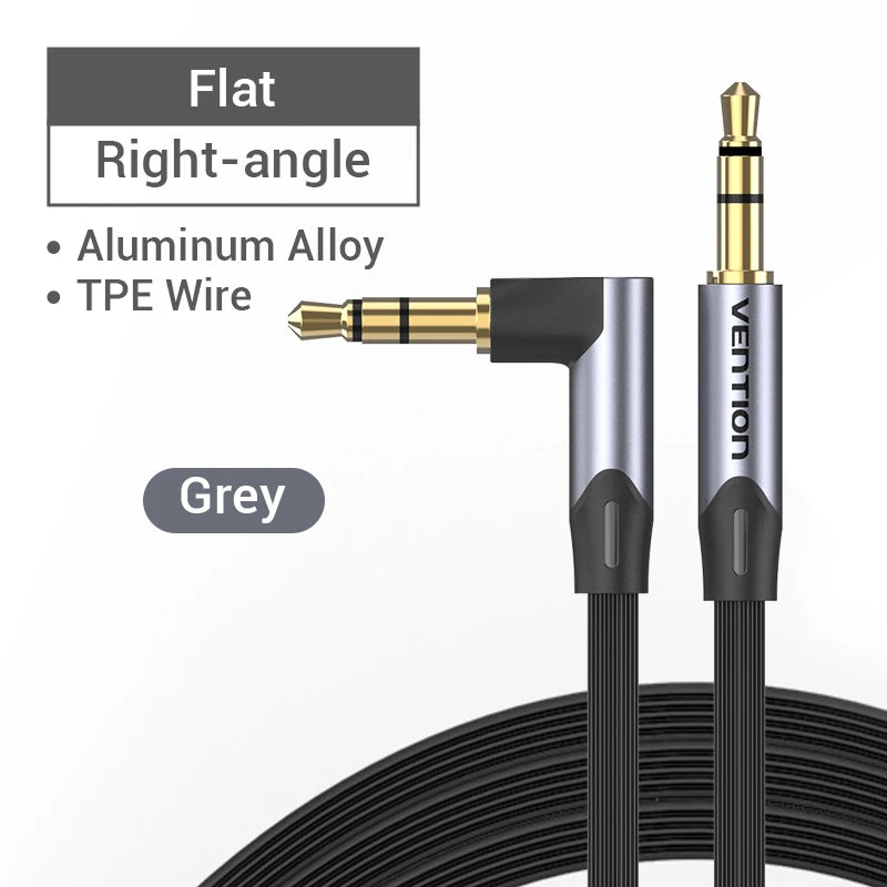 Vention Jack 3.5mm Aux Cable Male to Male 3.5mm Audio Cable Jack for JBL Xiaomi Oneplus Headphones Speaker Cable Car Aux Cord