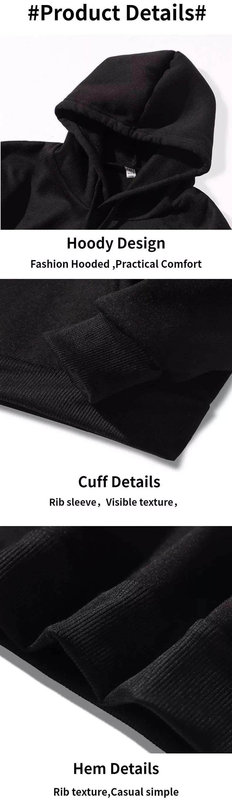 NEW YORK Letter U.S.A City Print Hoody Men Fashion Casual Long Sleeves Hooded Loose Oversize Pullover Hoodie Street Sweatshirt