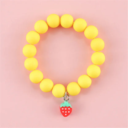 Makersland Cute Popcorn beads Bracelet Friendship Glass Bracelets For Girls Star Moon Cloud Flower Jewelry Accessories Wholesale