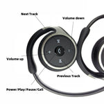 A6 Small Bluetooth Headphones Wrap Around Head Comfortable Wireless Headphones Foldable Bluetooth Headsets with Microphone Purse