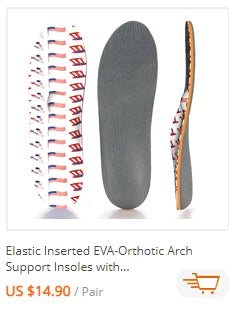 Plantar Fasciitis Orthopedic Sport Insole Men Women Sneaker Flat Feet High Arch Support Orthotic Insoles Plantillas Insert Sole