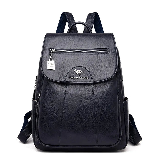 5 Color Women Soft Leather Backpacks Vintage Female Shoulder Bags Sac a Dos Casual Travel Ladies Bagpack Mochilas School Bags