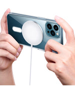 Hard Crystal Original Magnectic Case For iPhone 13 12 11 14 15 16Pro Max XSMAX XR SE 7 8Plus For Magsafe Wireless Charging Cover