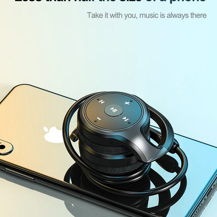 Wireless Headphones Bluetooth MP3 Player Headsets FM Radio On-Ear Comfort TF Card Slot Sport Wireless Earphones with Microphones