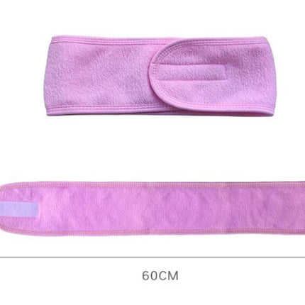 Head Bands Adjustable Wide Hairband Yoga Spa Bath Shower Makeup Wash Face Cosmetic Headband for Women Ladies Make Up Accessories