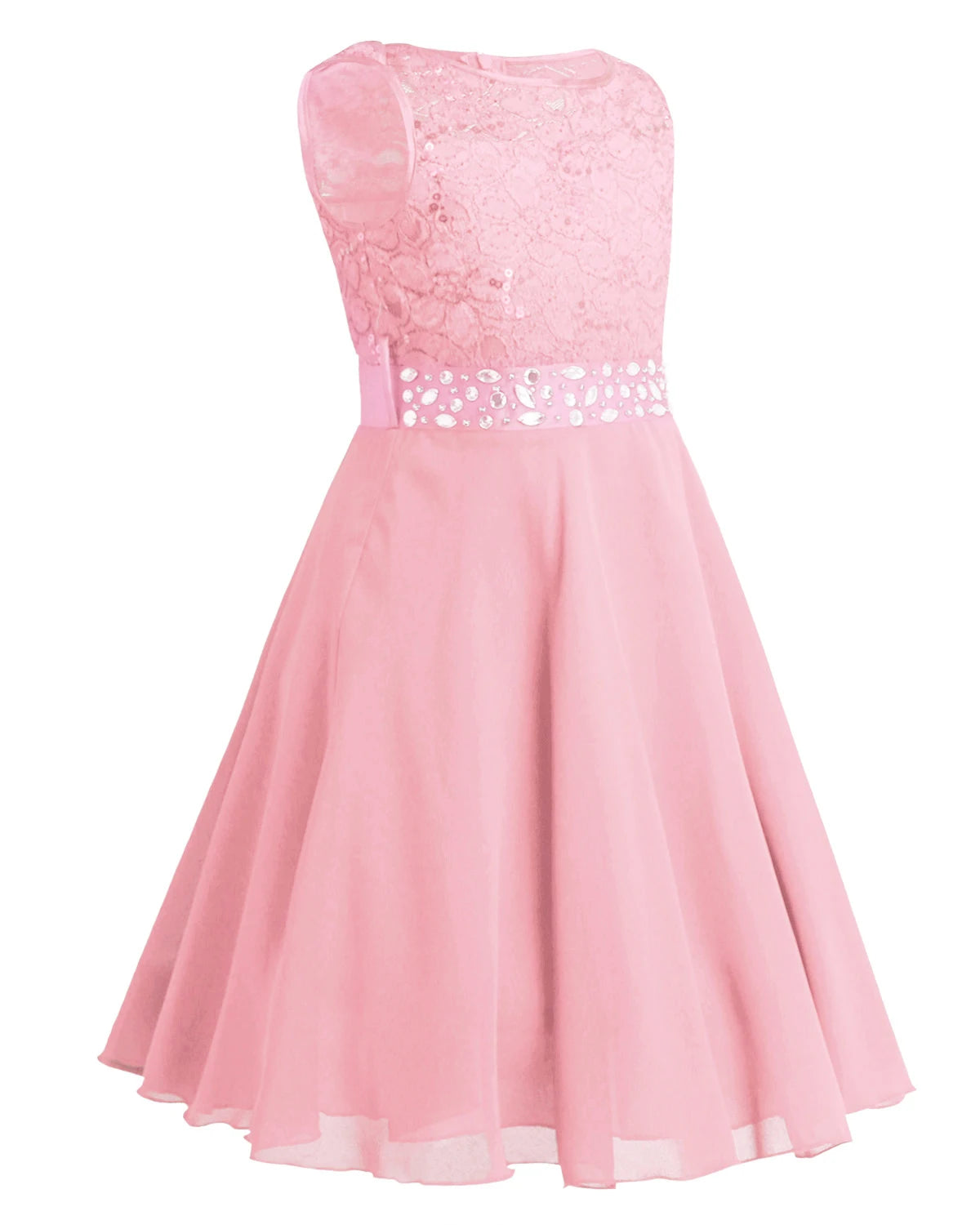 Elegant Children Girls Flower Princess Tulle Lace Dress Infant Kids Party Bridesmaid Ball Gown Tutu Dresses Children Clothes