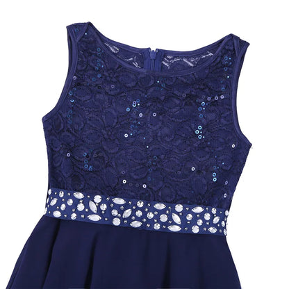 Elegant Children Girls Flower Princess Tulle Lace Dress Infant Kids Party Bridesmaid Ball Gown Tutu Dresses Children Clothes