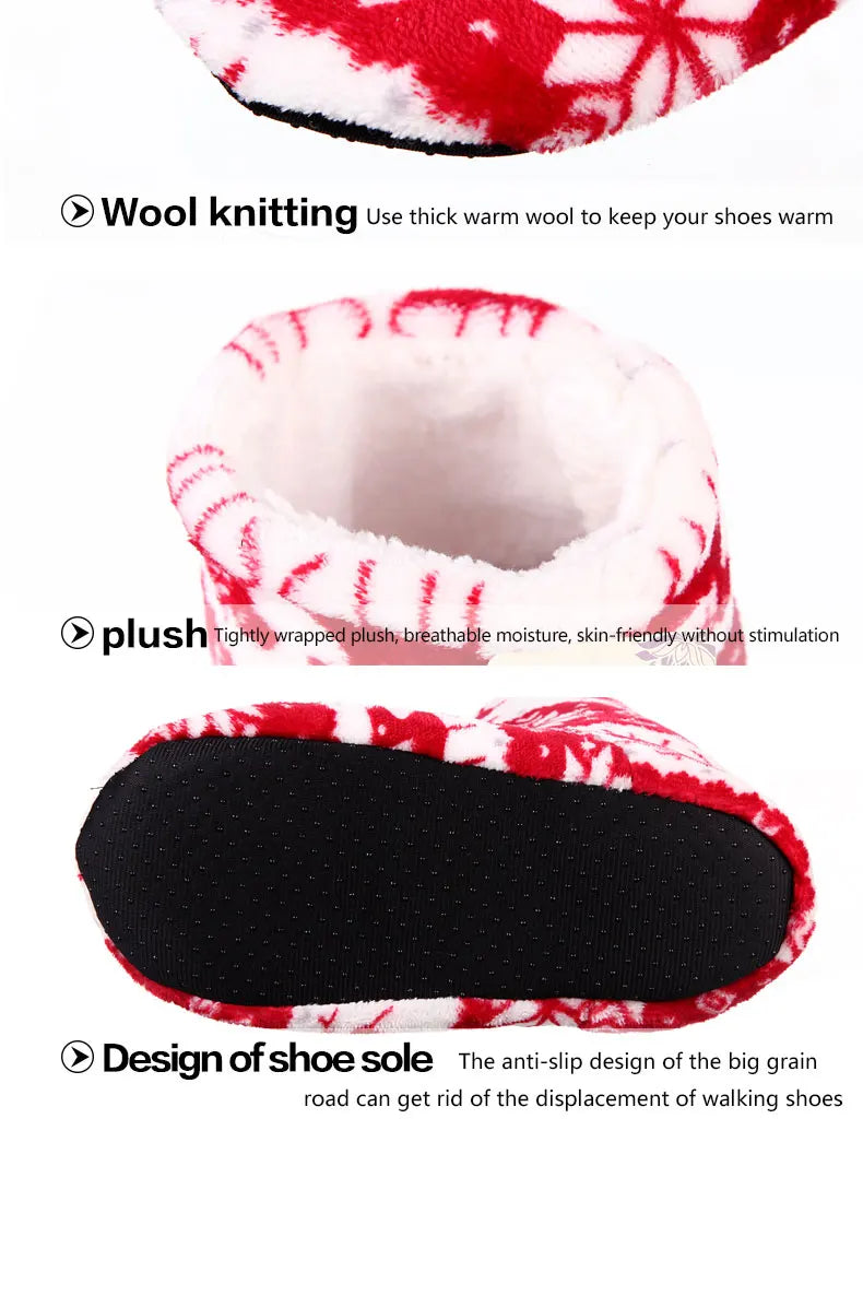 Mntrerm 2022 New Indoor Home Slippers Flannel Slippers Plush Home Slippers Couples Wooden Floor Slippers For Women Shoes woman