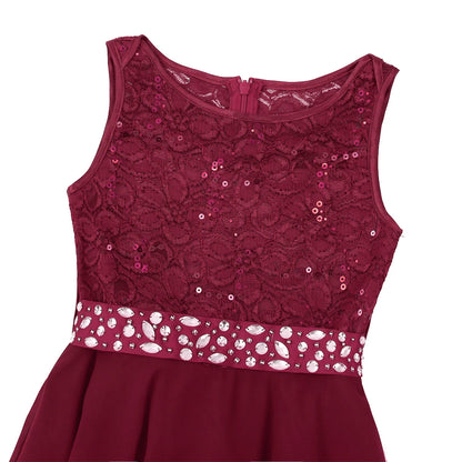 Elegant Children Girls Flower Princess Tulle Lace Dress Infant Kids Party Bridesmaid Ball Gown Tutu Dresses Children Clothes
