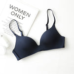 Seamless Bras for Women Push Up Bras No Wire Brassiere A B Cup Underwear Sexy Bralette Three Quarters(3/4 Cup)  Lingerie