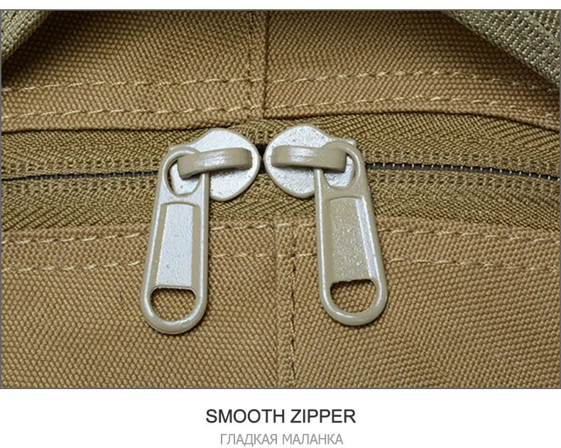 40L Camping Backpack Men's Bag Travel Bags Tactical Molle Climbing Rucksack Hiking Outdoor Reflective Shoulder Fishing Bag