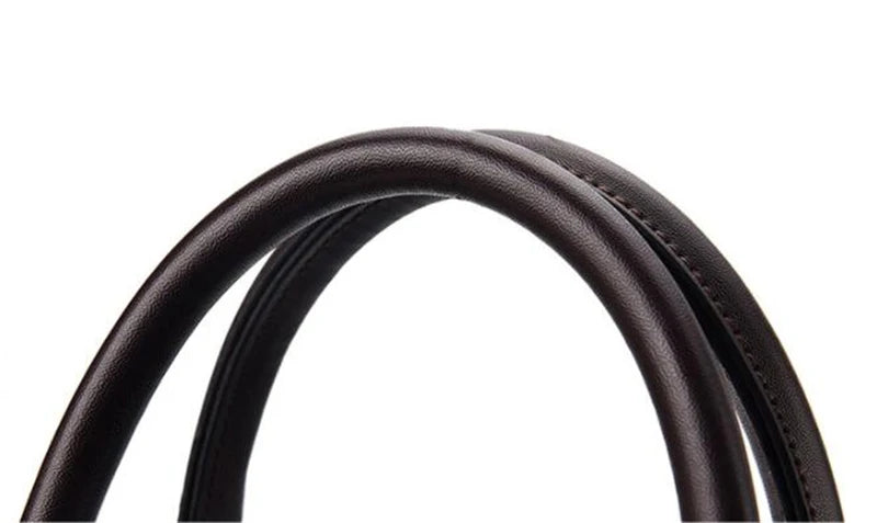 Fashion English Letter Handbag Women PU Leather Tassel Top-handle Bag Luxury Shoulder Bag Large Capacity Lady Tote Design Purse