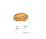 Yhpup Sun Star Moon Ring Stainless Steel Jewelry Stylish Metal Celestial Women Ring joyería acero inoxidable mujer Gift New