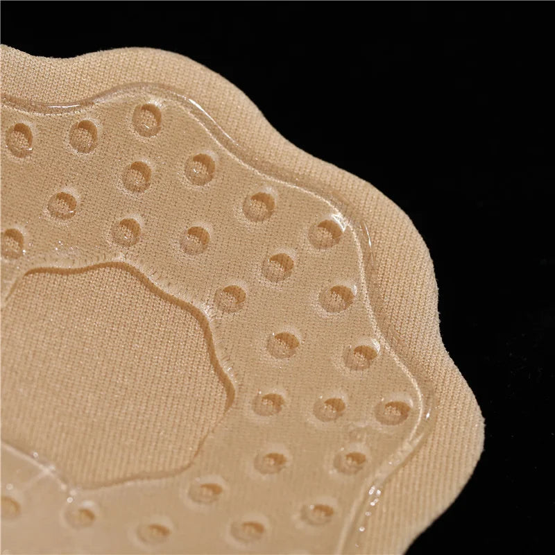 Reusable Women Breast Petals Lift Nipple Cover Invisible Petal Adhesive Strapless Backless Stick on Bra Silicone Breast Stickers
