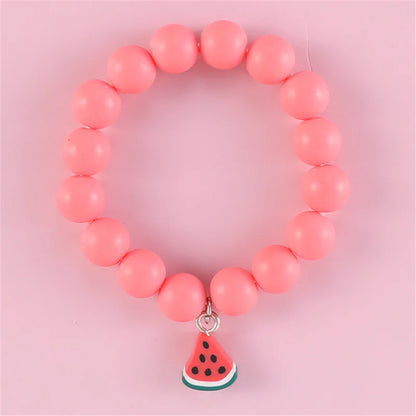 Makersland Cute Popcorn beads Bracelet Friendship Glass Bracelets For Girls Star Moon Cloud Flower Jewelry Accessories Wholesale