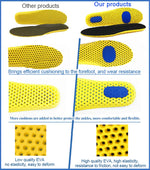 Memory Foam Insoles For Shoes Sole Mesh Deodorant Breathable Cushion Running Insoles For Feet Man Women Orthopedic Insoles