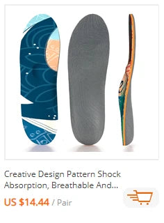 Plantar Fasciitis Orthopedic Sport Insole Men Women Sneaker Flat Feet High Arch Support Orthotic Insoles Plantillas Insert Sole