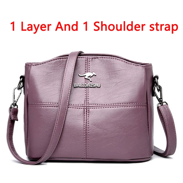 Women Embroidery Tote Bag High Quality Leather Ladies Handbags 2024 Women Shoulder Bag Small Crossbody Bags For Women Sac a Main