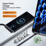 240W Foldable Phone Stand USB-C Super Fast Charging Cable