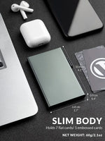 2022 New Card Wallet for Men Credit Card Holder RFID Blocking Pop Up Card Holder Women Minimalist Aluminum Smart Wallet